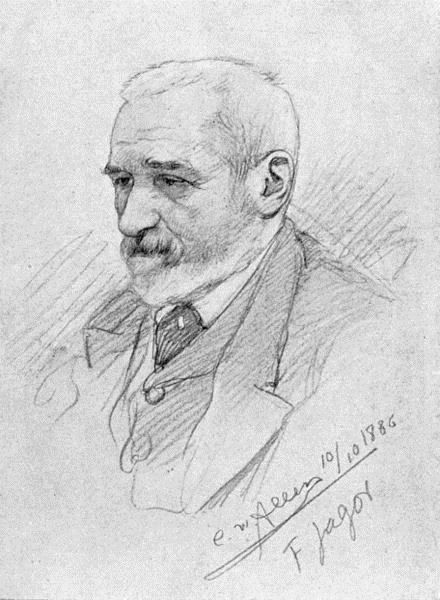 Portrait of Fedor Jagor (1886) – Christian Wilhelm Allers Tablo