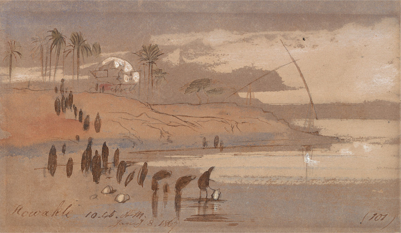 Howatke (1867) - Edward Lear Tablo