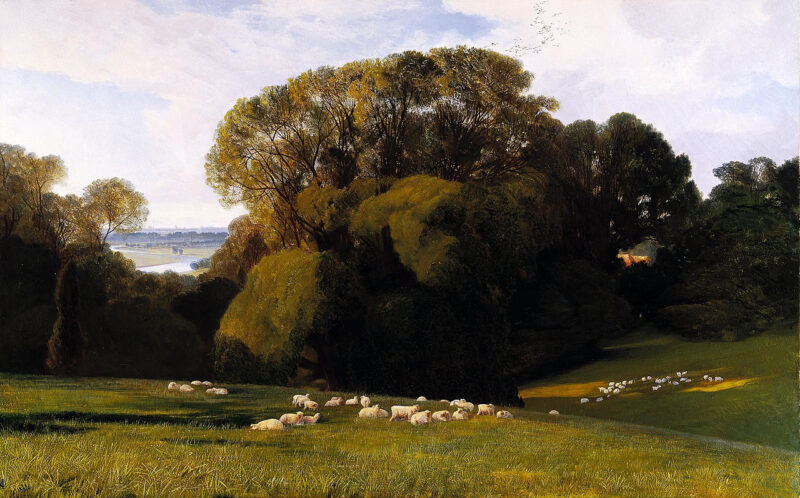 Nuneham (1860) – Edward Lear Tablo
