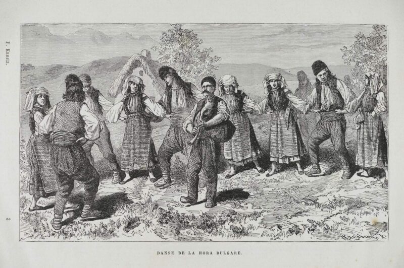 Bulgarian Horo - Felix Philipp Kanitz Tablo