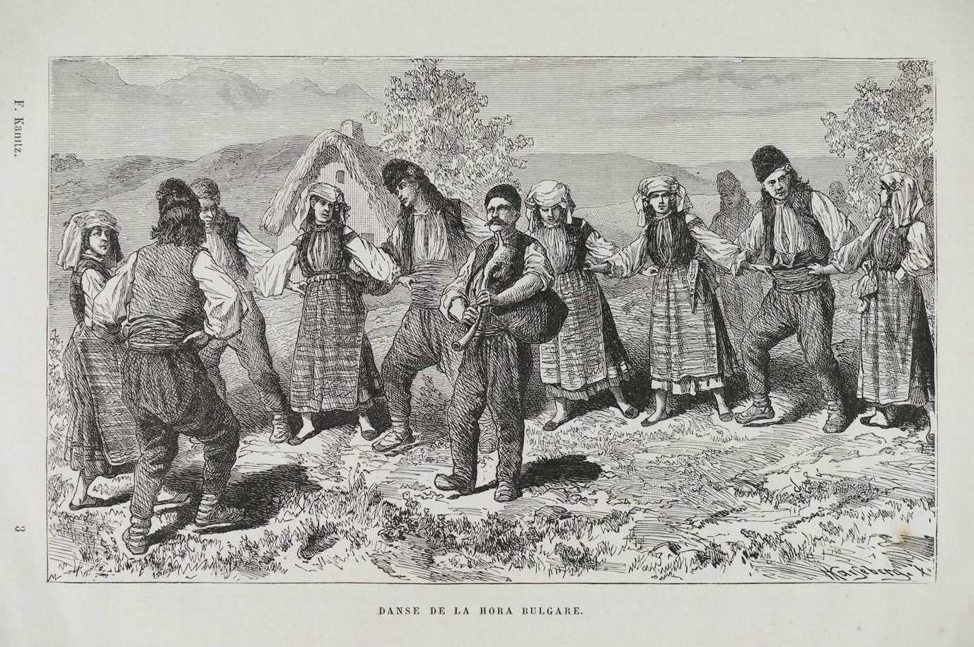 Bulgarian Horo - Felix Philipp Kanitz Tablo