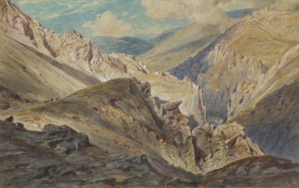 Iskar Gorge near Cherepish Monastery (1885) - Felix Philipp Kanitz Tablo