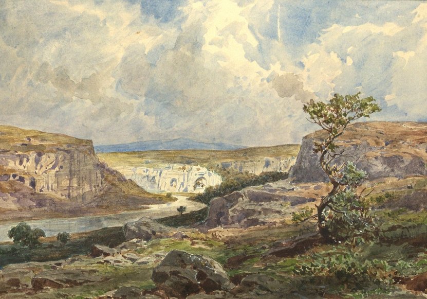 Iskar Gorge near Karlukovo - Felix Philipp Kanitz Tablo