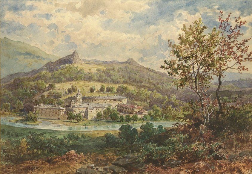 Troyan Monastery (1885) - Felix Philipp Kanitz Tablo