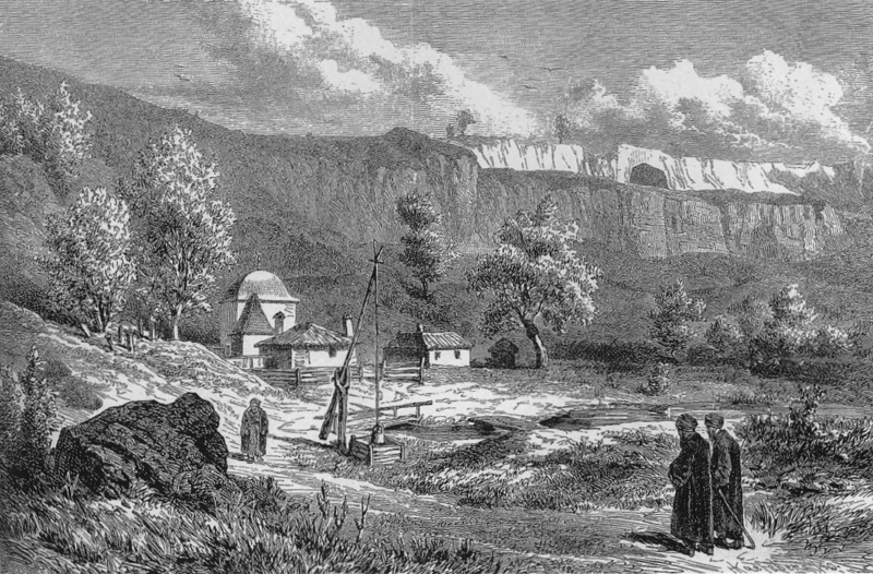 View to Demir Baba Teke - Felix Philipp Kanitz Tablo