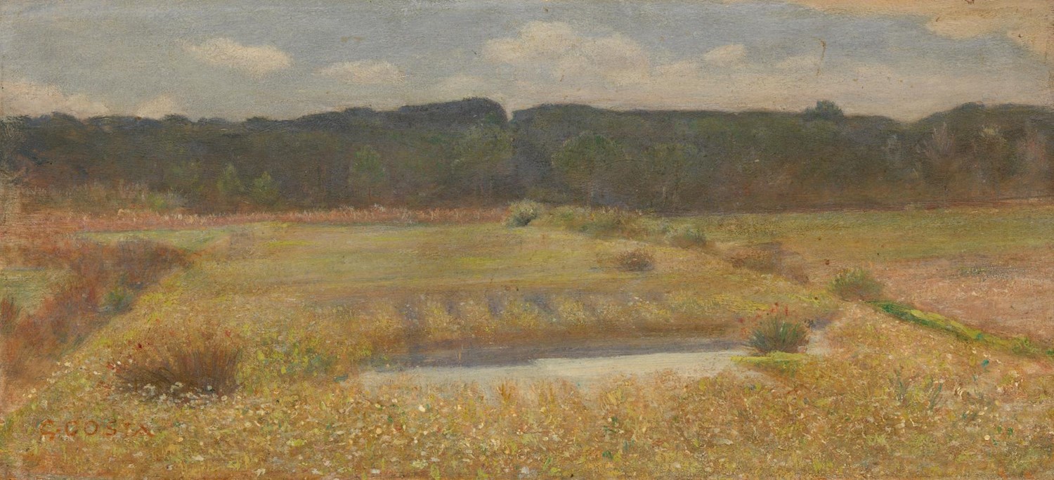 After a shower near Pisa – Giovanni (Nino) Costa Tablo