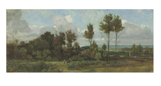 In the Campagna – Giovanni (Nino) Costa Tablo