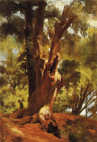 Tree and figure – Giovanni (Nino) Costa Tablo