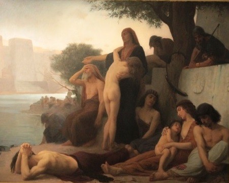 Captivité Des Juifs À Babylone Jean-André Rixens tablo - Dekolata