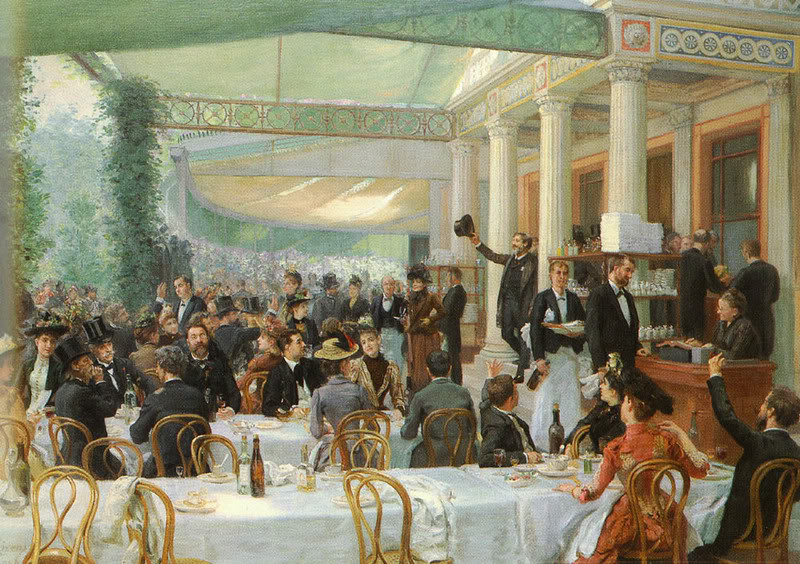 Dejeuner Du Salon Jean-André Rixens tablo - Dekolata