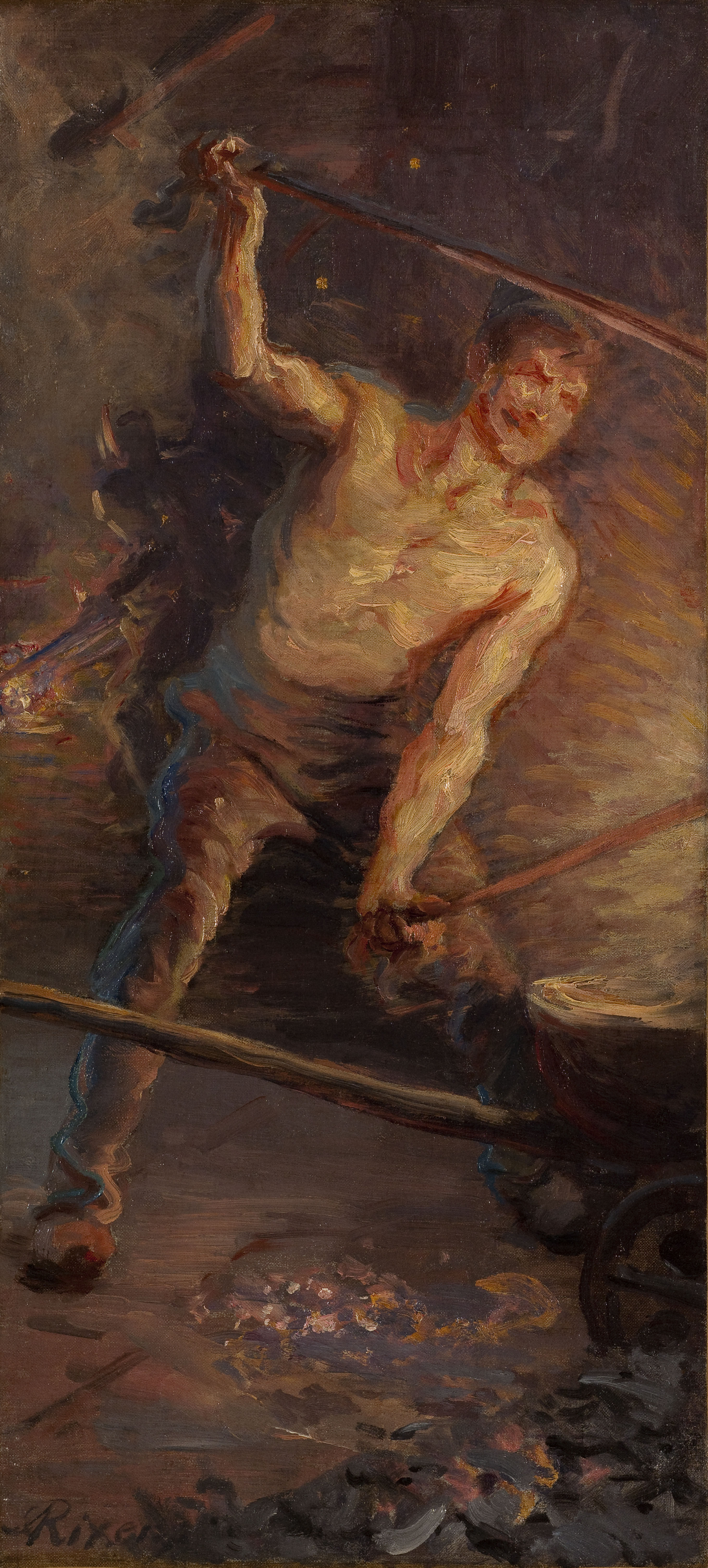 Le Feu – Jean-André Rixens Tablo