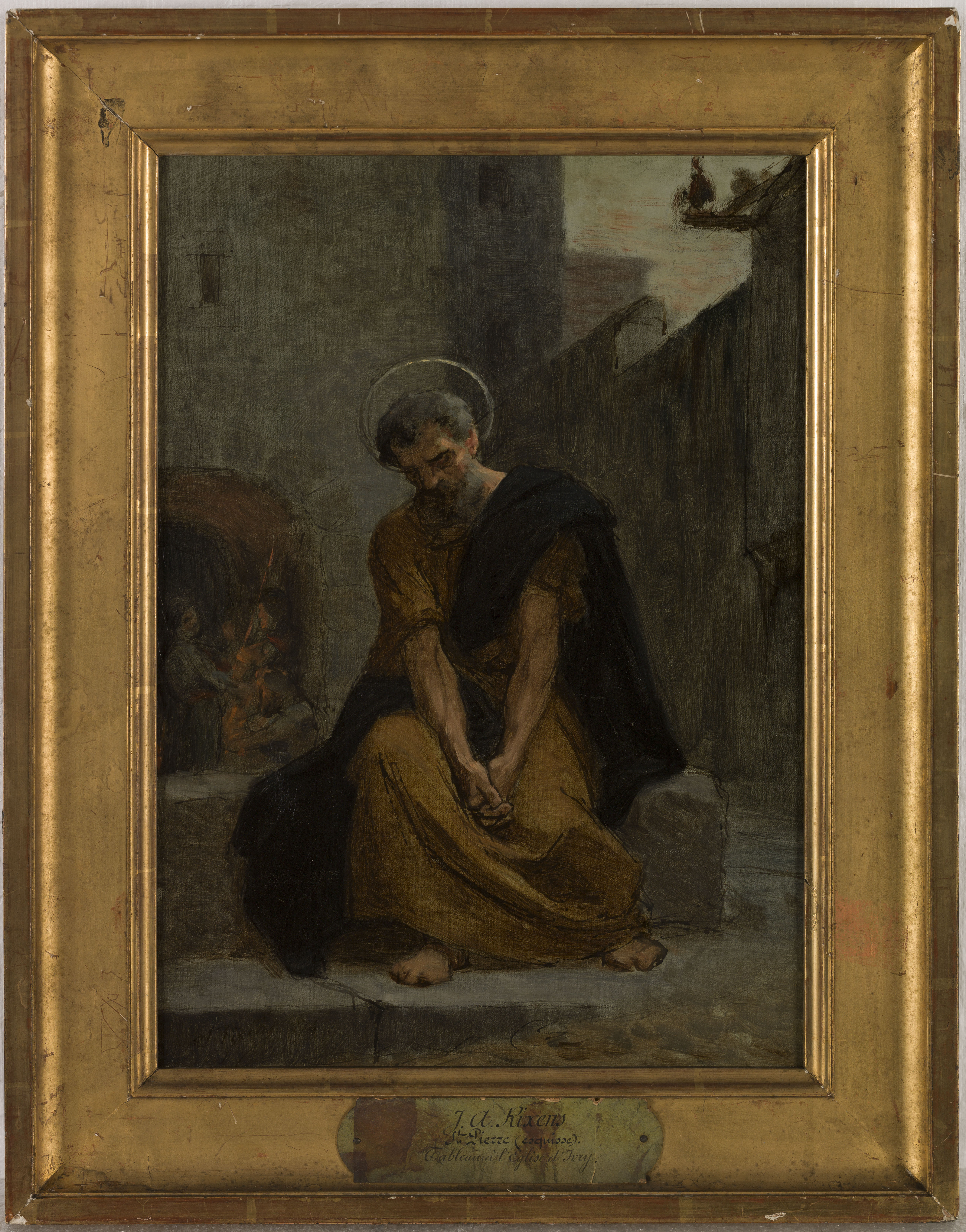 Le Repentir De Saint Pierre Jean-André Rixens tablo - Dekolata