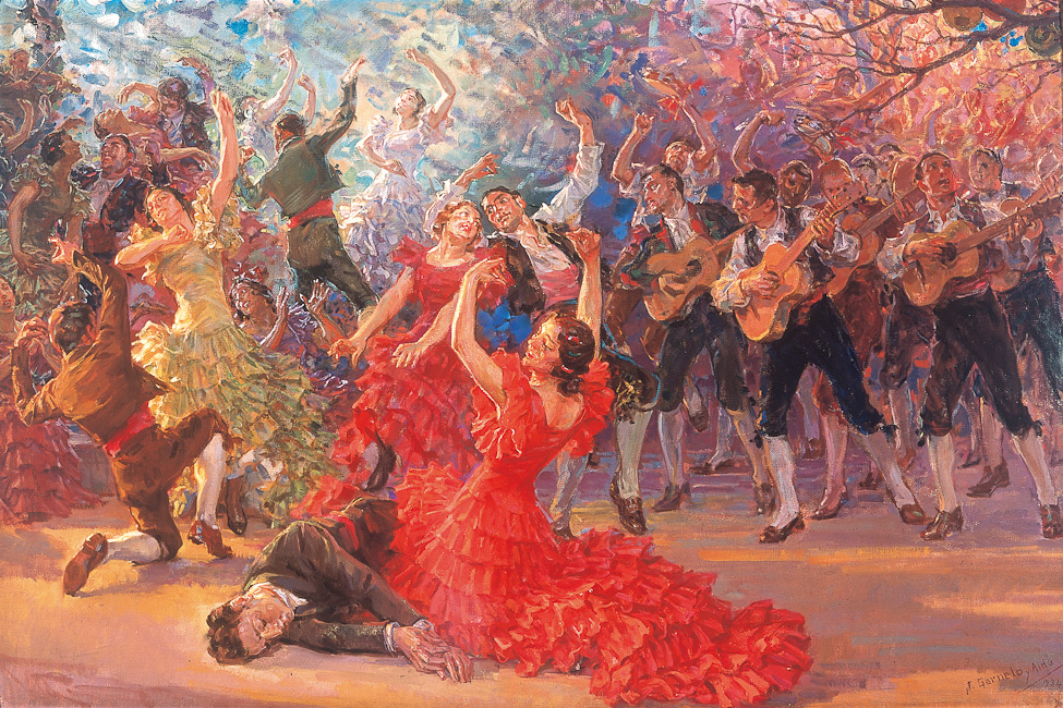 Amor Brujo (1886) José Garnelo tablo - Dekolata