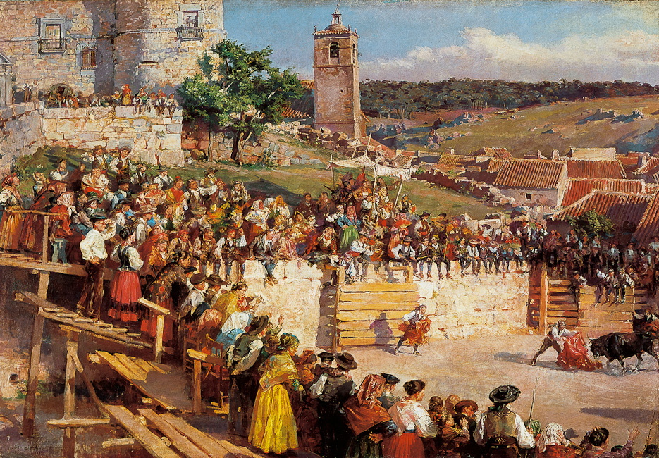 Capea En Las Navas Del Marque (1902) – José Garnelo Tablo