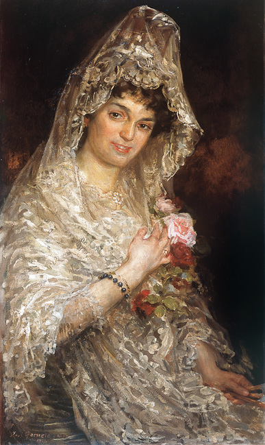 Doña Lola (1912) José Garnelo tablo - Dekolata