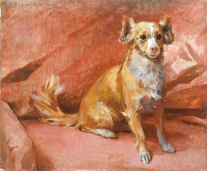 El Perro del Pintor (1915) José Garnelo tablo - Dekolata