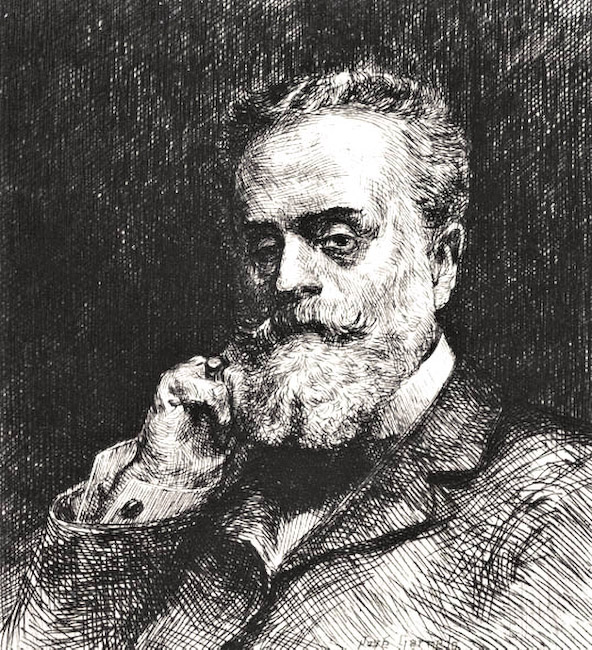 Retrato José Garnelo tablo - Dekolata