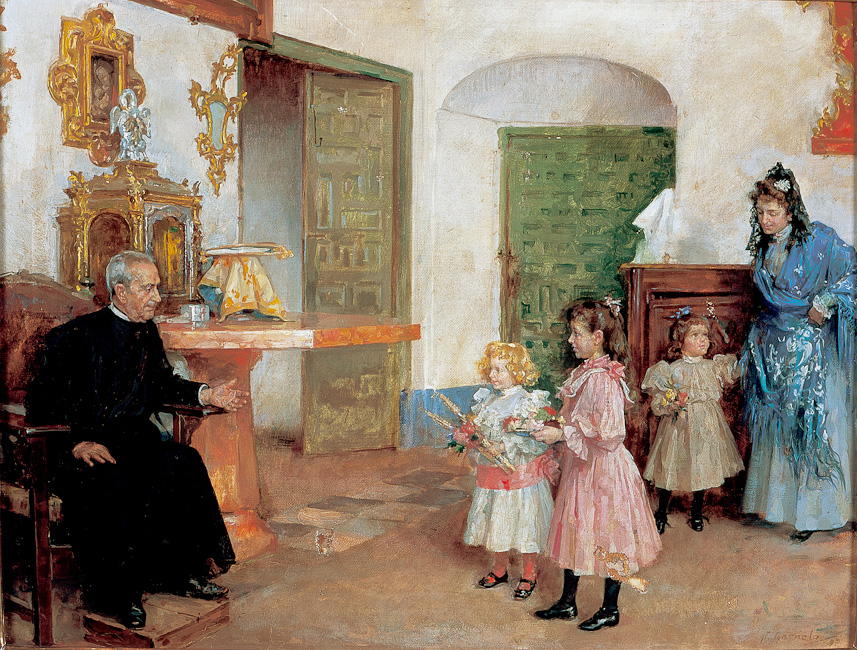 Sacristía De La Encarnación (Montilla) (1898) – José Garnelo Tablo