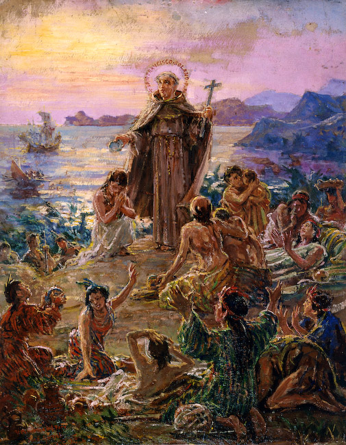 San Francisco Solano (1938) José Garnelo tablo - Dekolata