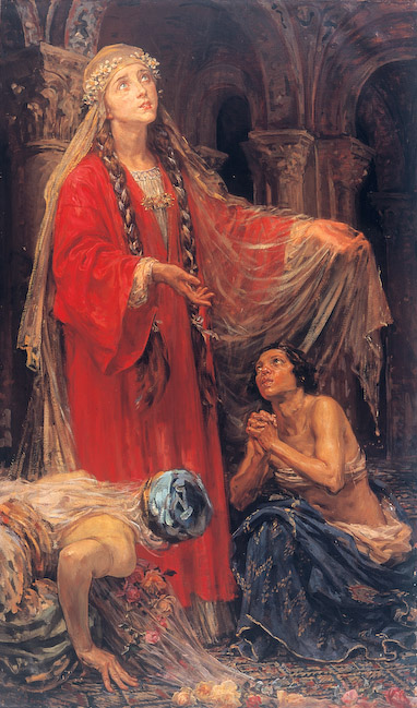 Santa Casilda José Garnelo tablo - Dekolata