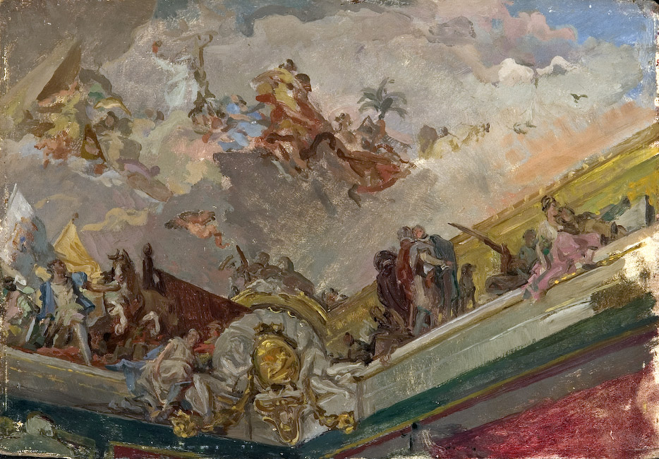 Techo Del Palacio Real – José Garnelo Tablo