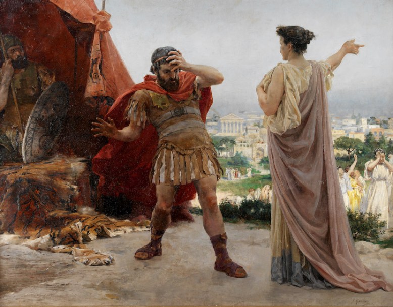 Veturia (1893) José Garnelo tablo - Dekolata