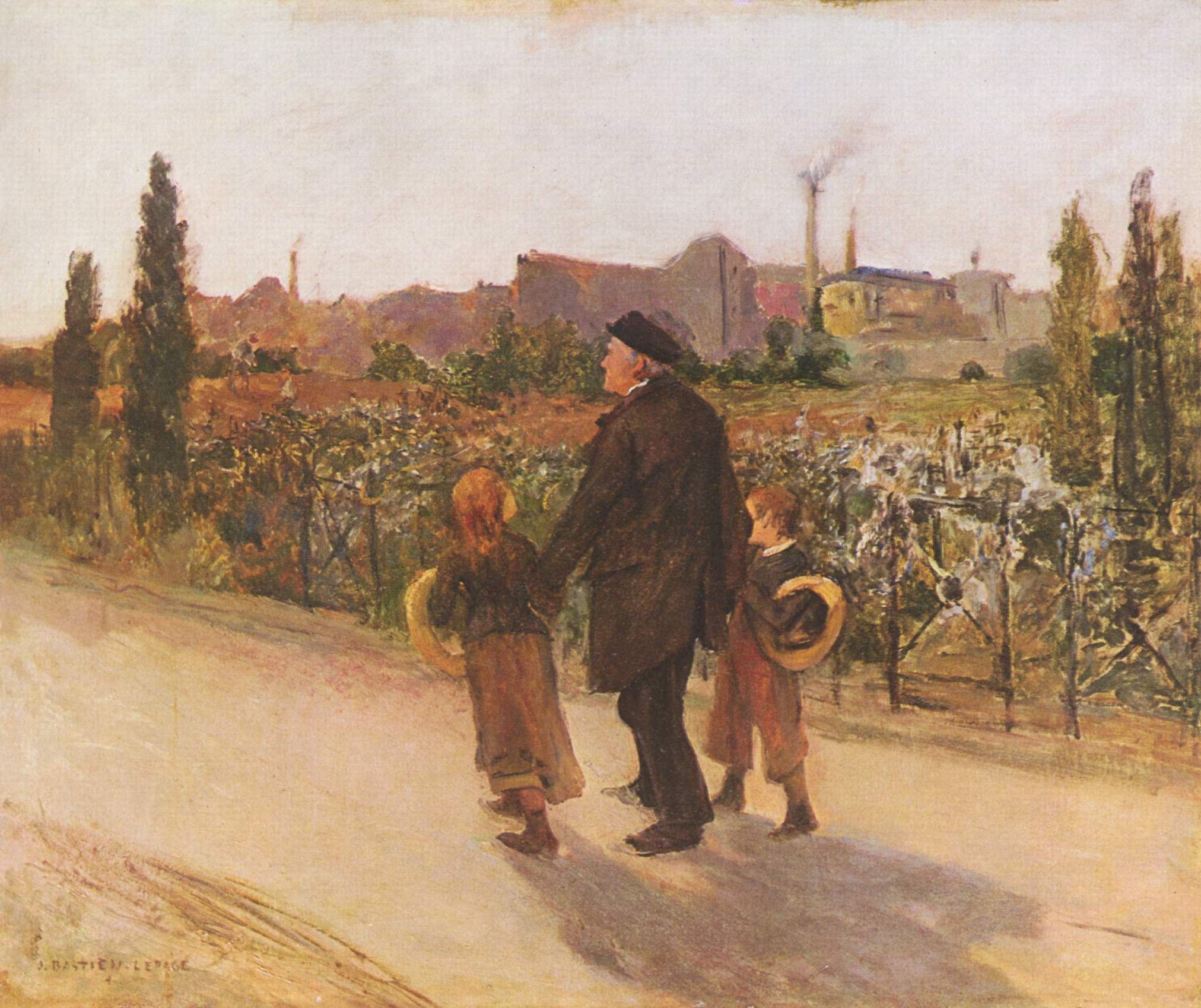 All Souls' Day (1878) Jules Bastien-Lepage tablo - Dekolata