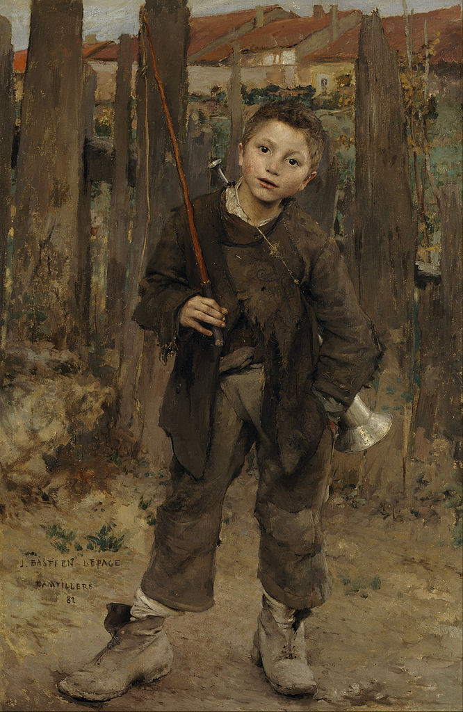 Doing nothing (1882) Jules Bastien-Lepage tablo - Dekolata