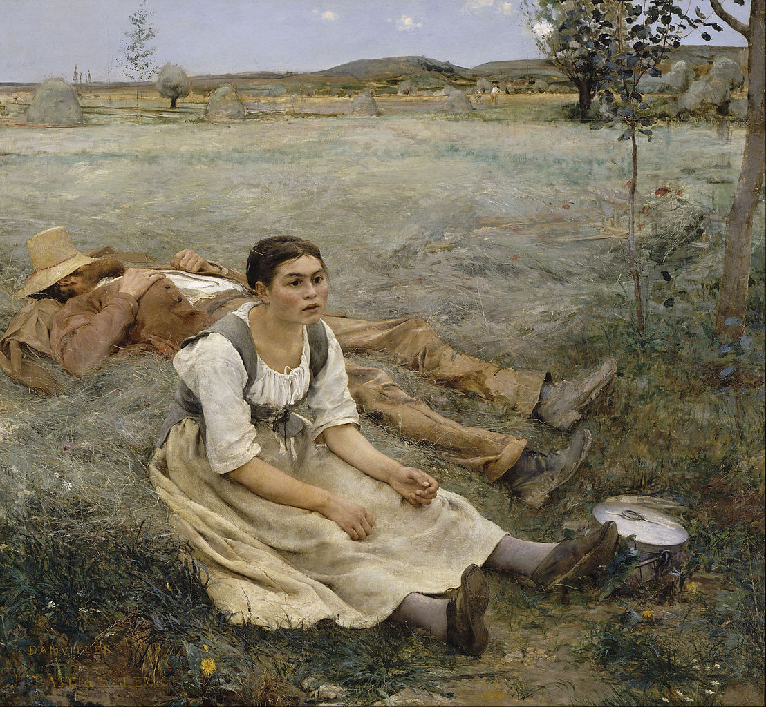 Hay Making (1877) Jules Bastien-Lepage tablo - Dekolata
