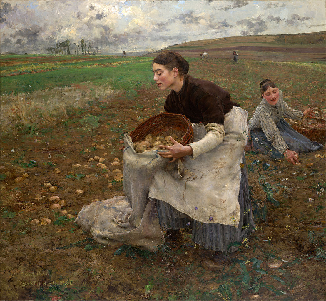 October (1877) Jules Bastien-Lepage tablo - Dekolata