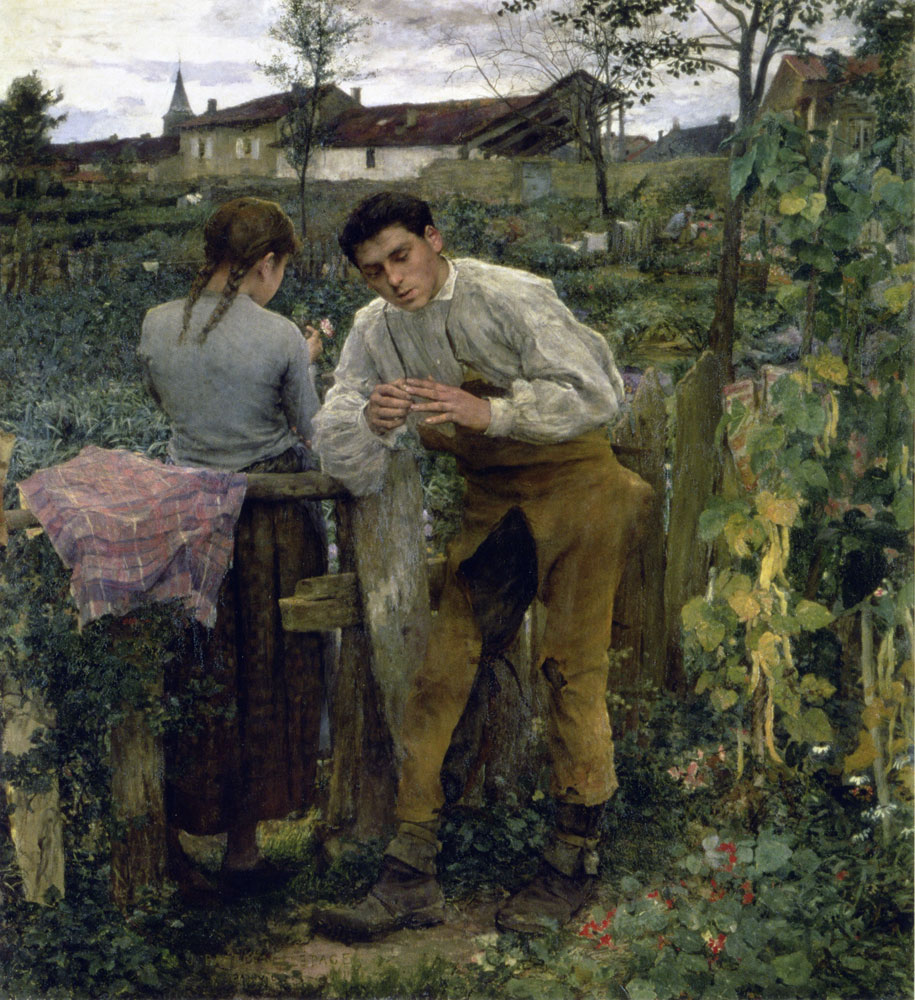 Rural Love (1882) Jules Bastien-Lepage tablo - Dekolata