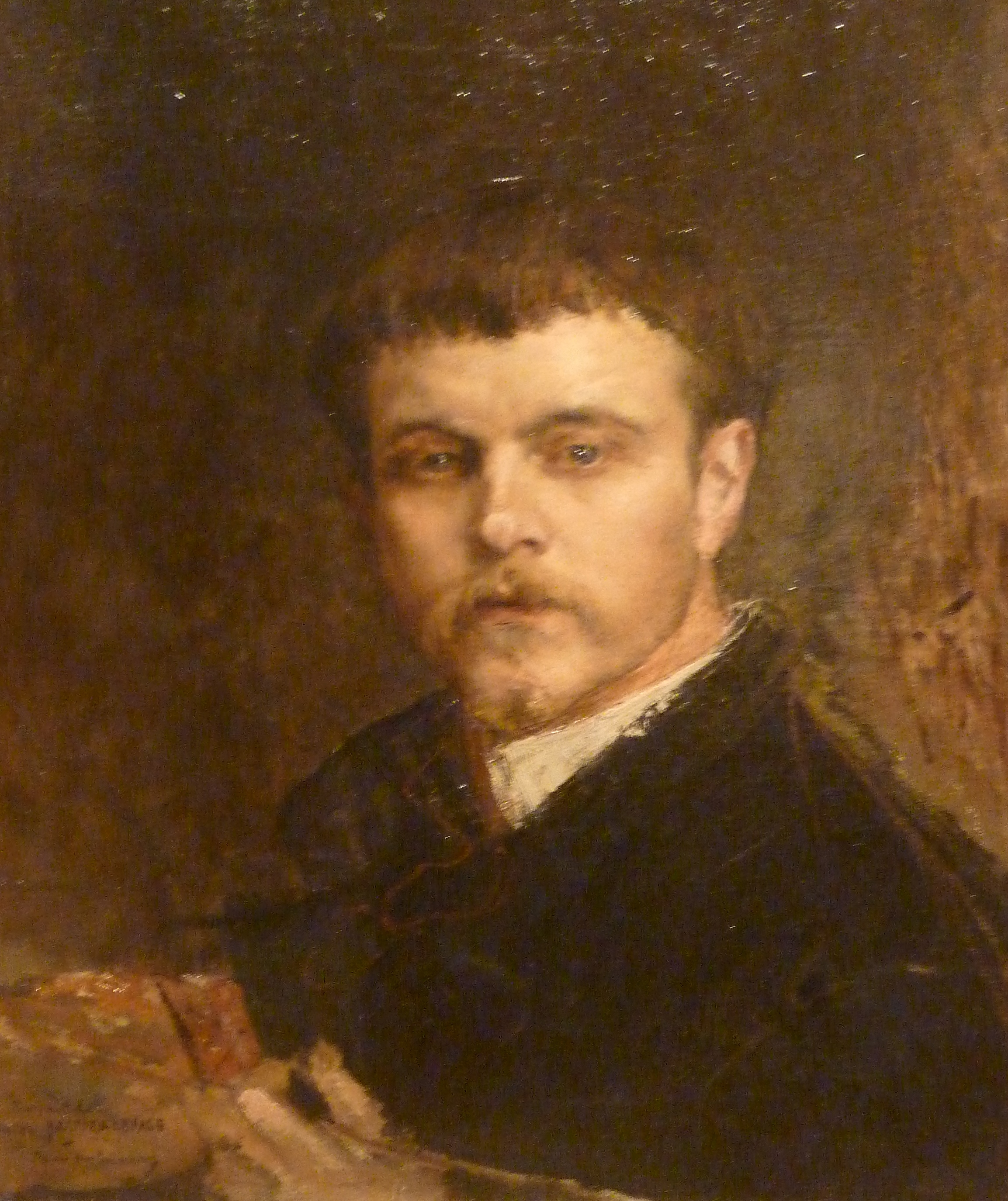Self portrait (1880) Jules Bastien-Lepage tablo - Dekolata