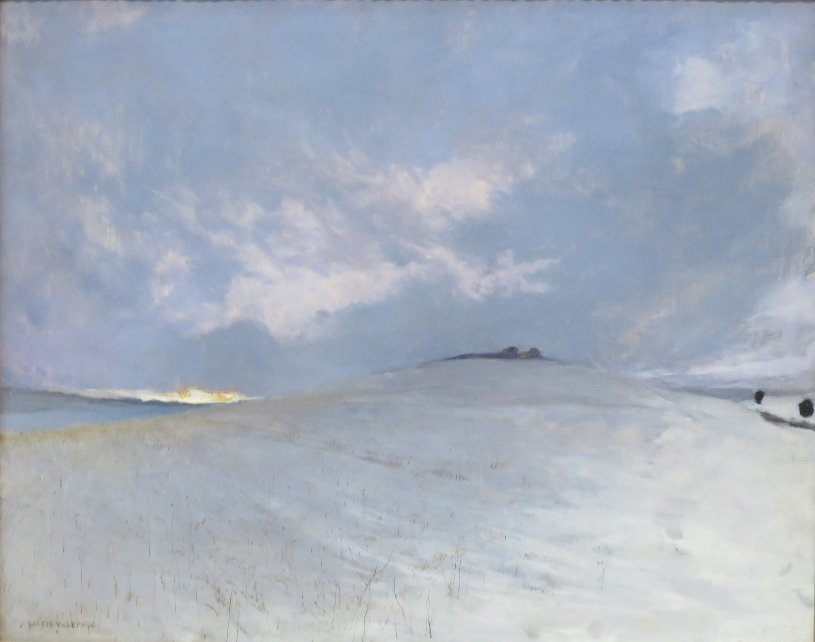 Snow Effect, Damvillers (1882) Jules Bastien-Lepage tablo - Dekolata