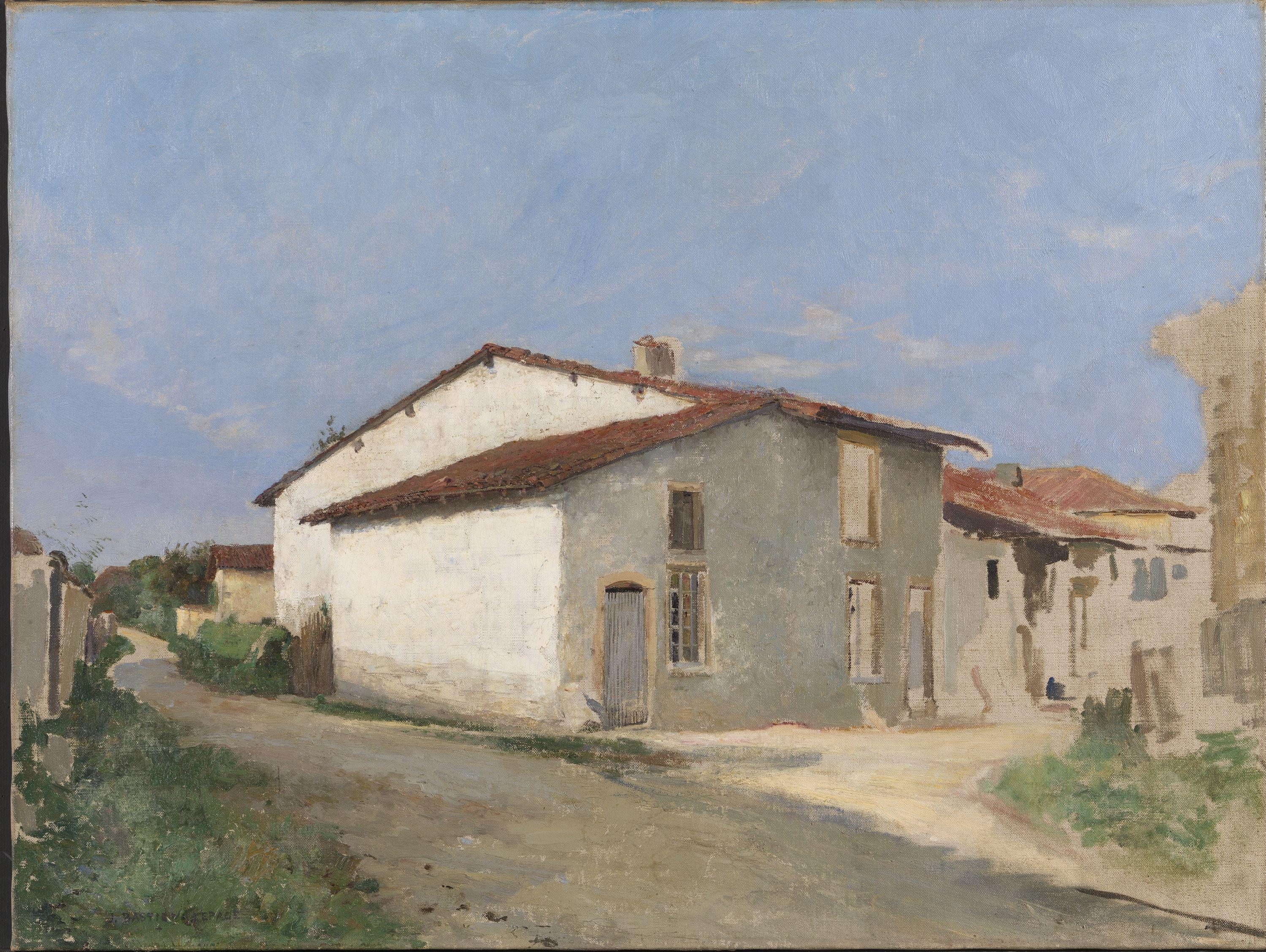 Street in Damvillers (1882) – Jules Bastien-Lepage Tablo