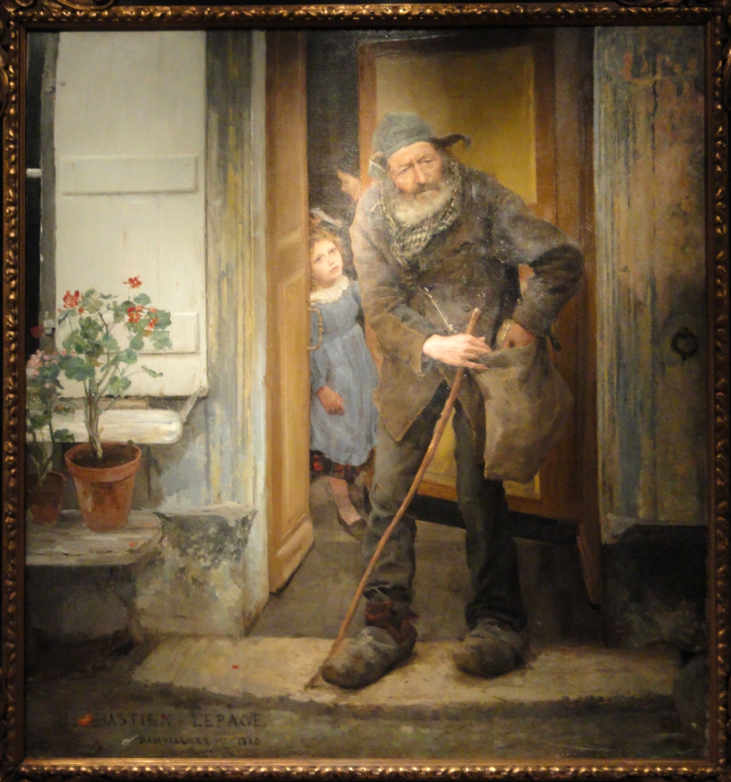 The Beggar (1880) Jules Bastien-Lepage tablo - Dekolata