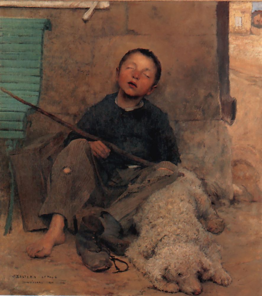 The Blind Beggar (1882) Jules Bastien-Lepage tablo - Dekolata