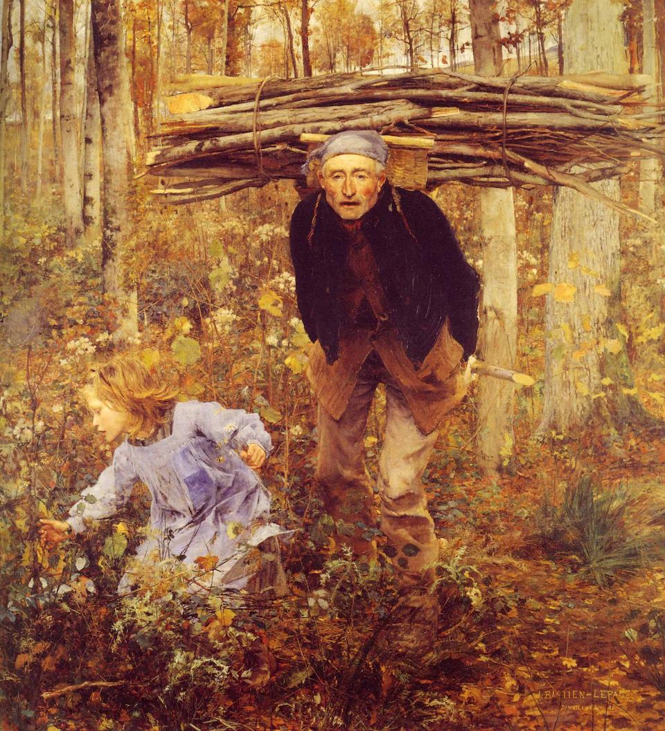 The Wood Gatherer Jules Bastien-Lepage tablo - Dekolata
