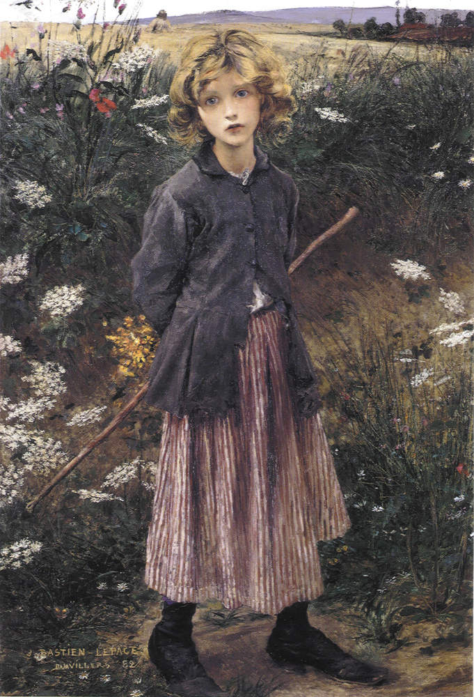 Young Girl (1882) Jules Bastien-Lepage tablo - Dekolata