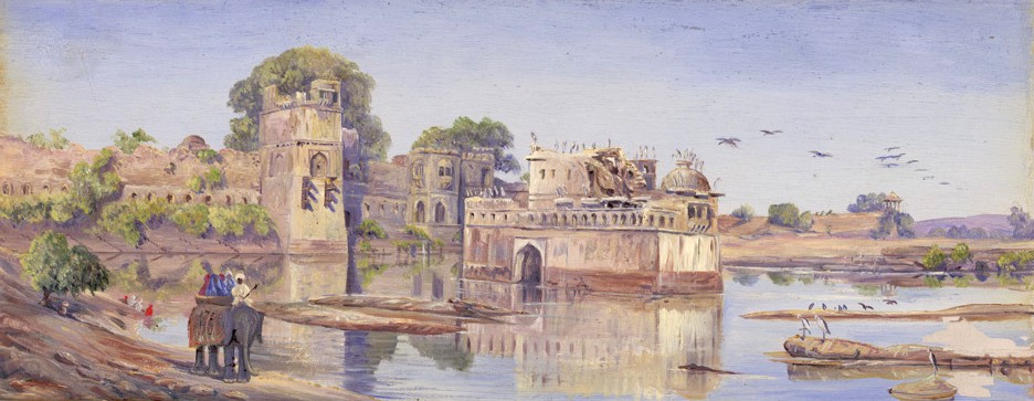 Rajput Forts (1878) Marianne North tablo - Dekolata