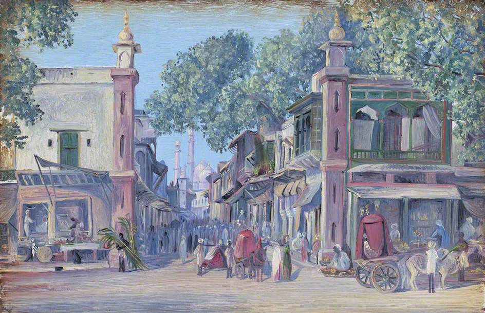 The Street of Blood, Delhi (1880) – Marianne North Tablo