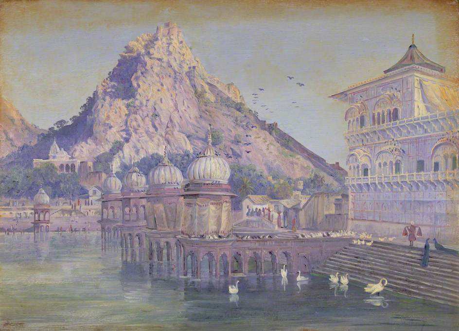 Ulwar, India (1878) Marianne North tablo - Dekolata