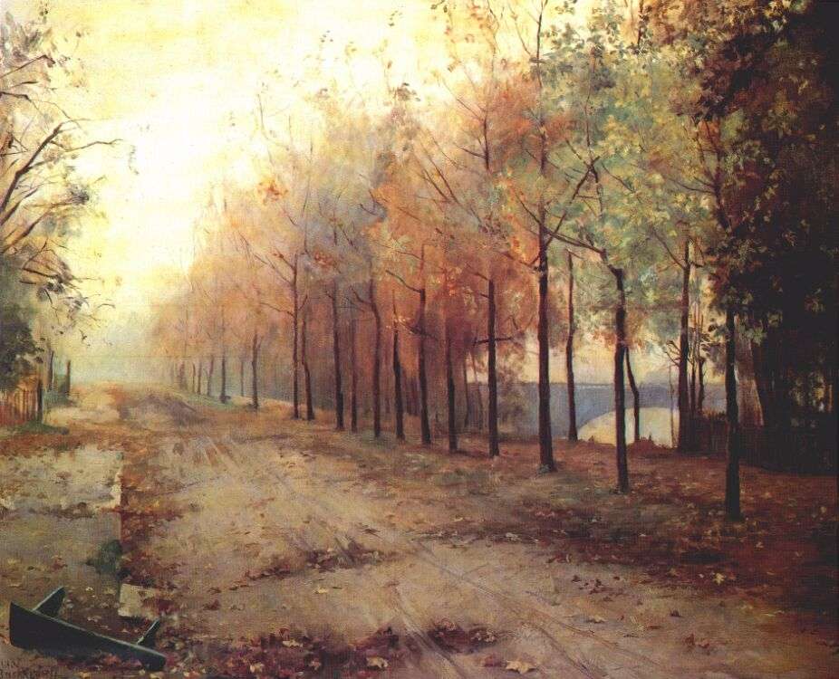 Autumn (1883) Marie Bashkirtseff tablo - Dekolata