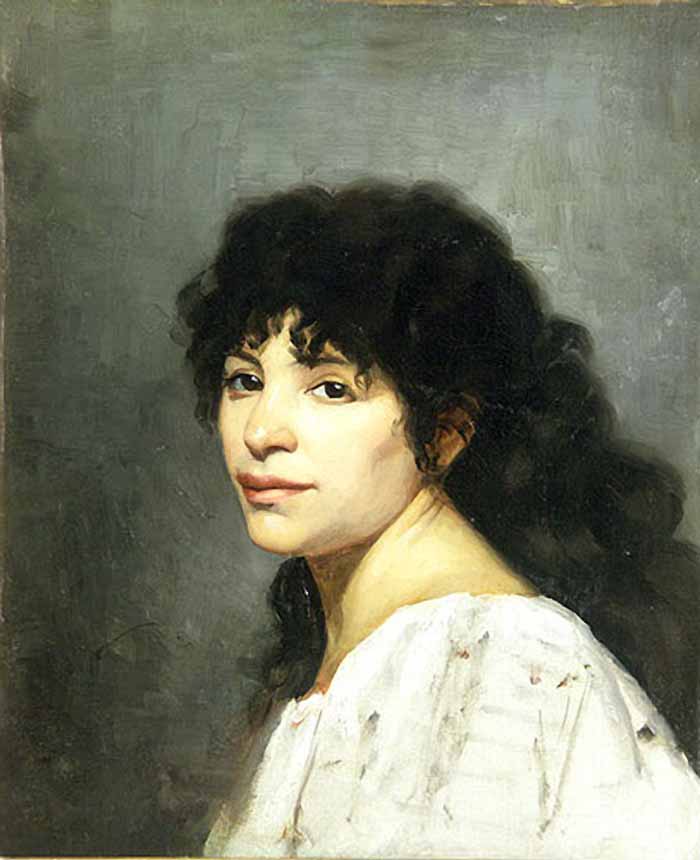 L'orientale Marie Bashkirtseff tablo - Dekolata