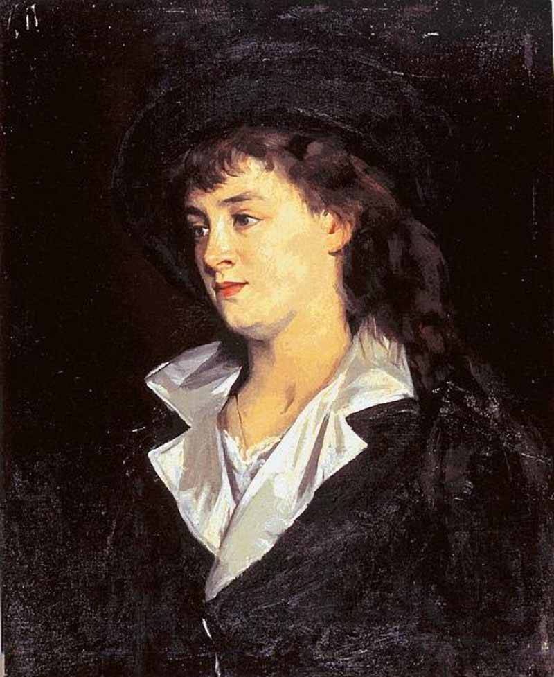 Portrait of a Woman Marie Bashkirtseff tablo - Dekolata
