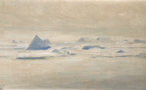 Eislandschaft auf Grönland (1911) Richard Friese tablo - Dekolata