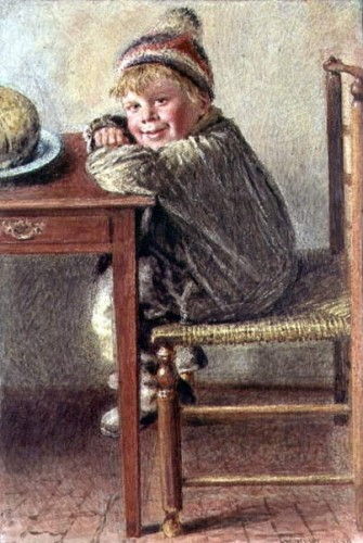 Anticipation (1830) William Henry Hunt tablo - Dekolata