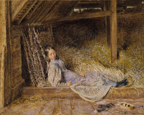 Slumber (1835) William Henry Hunt tablo - Dekolata