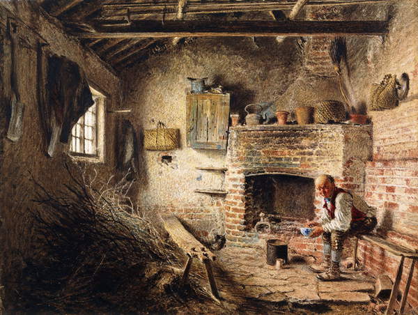 The Woodcutters Breakfast (1832) – William Henry Hunt Tablo