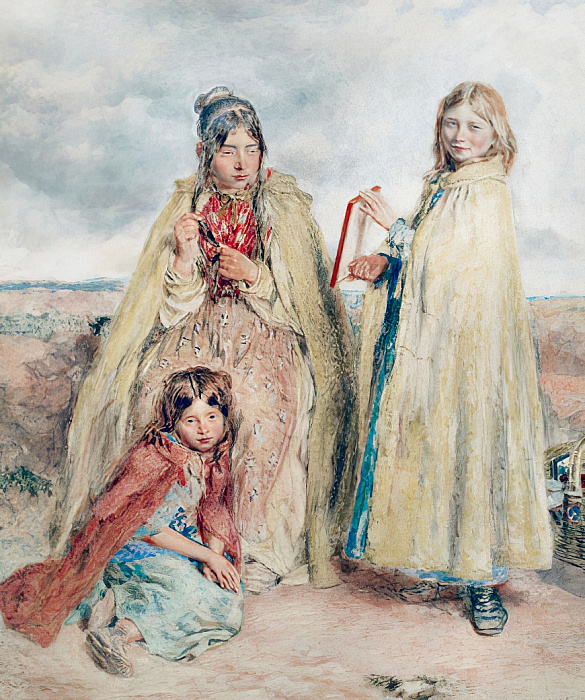 The gypsy toilet William Henry Hunt tablo - Dekolata