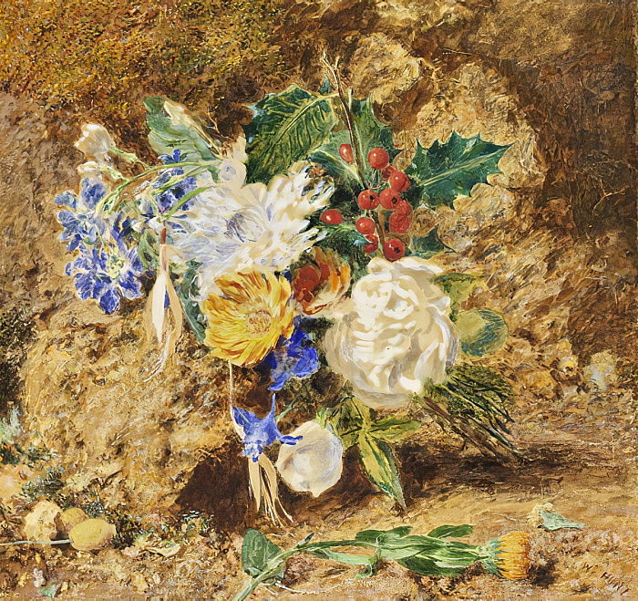 Winter flowers (1850) – William Henry Hunt Tablo